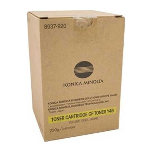 Konica Minolta 8937-920 Sarı Orijinal Toner ürün görseli