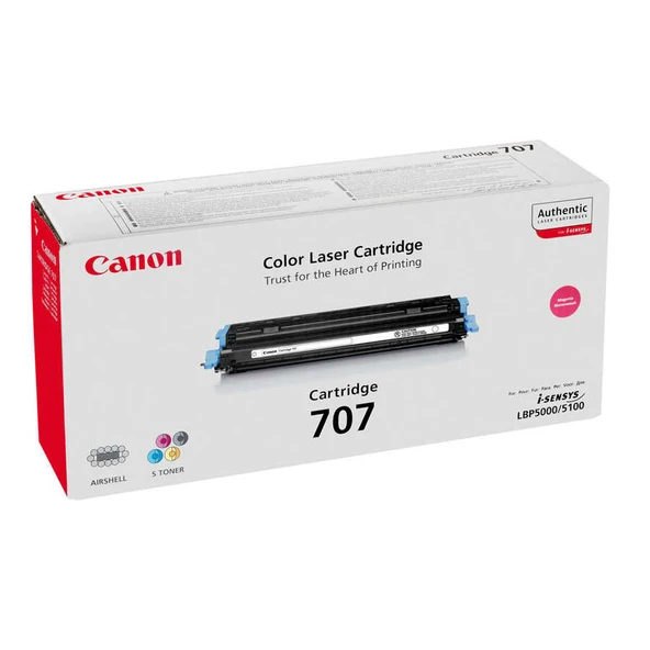Canon CRG-707-9422A004 Kırmızı Orijinal Toner ürün görseli