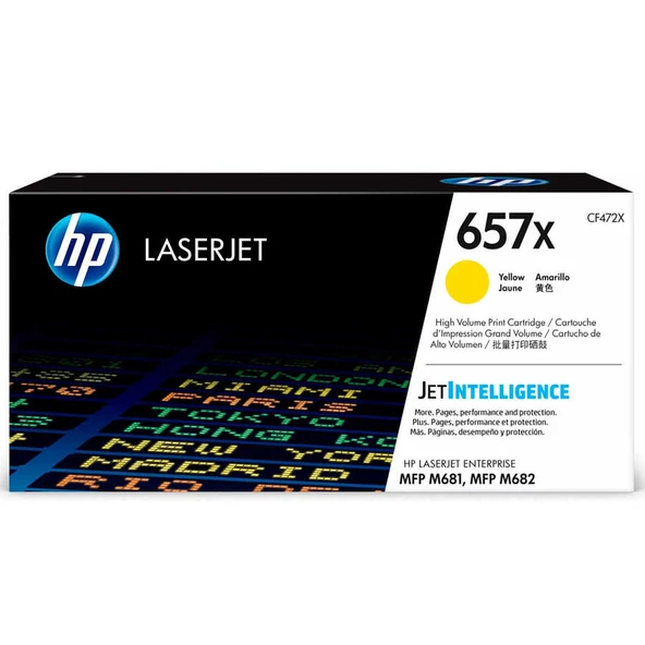 Hp 657X-CF472X Sarı Yüksek Kapasiteli Orijinal Toner - Resim 2