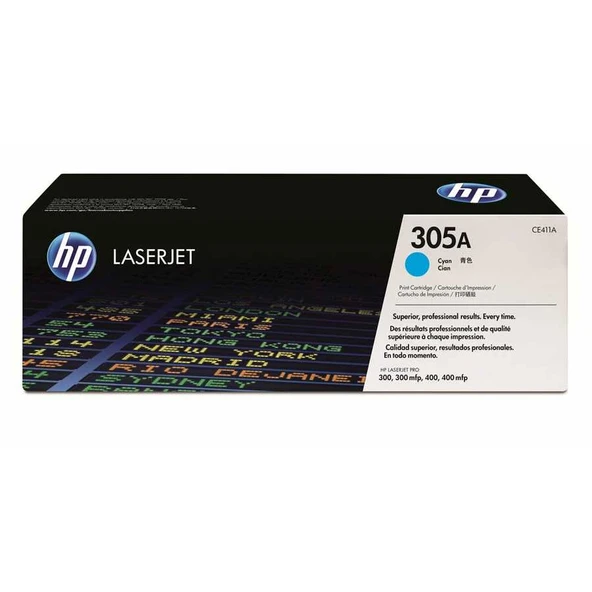 Hp 305A-CE411A Mavi Orijinal Toner ürün görseli