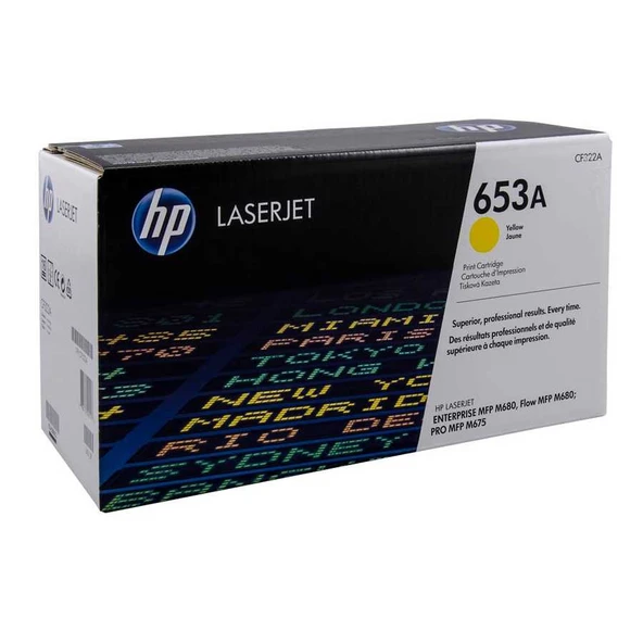 Hp 653A-CF322A Sarı Orijinal Toner ürün görseli