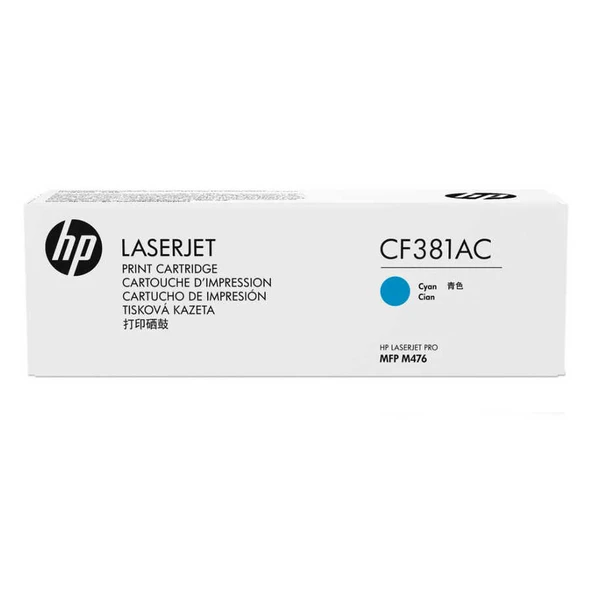 Hp 312A-CF381AC Mavi Orijinal Toner ürün görseli