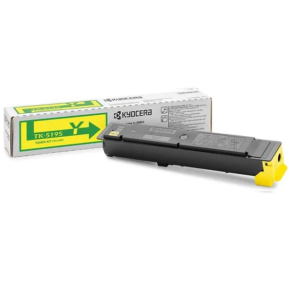 Kyocera TK-5195-1T02R4ANL0 Sarı Orijinal Toner - Resim 2
