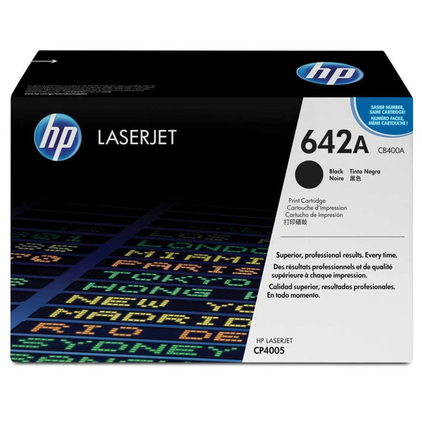 Hp 642A-CB400A Siyah Orijinal Toner ürün görseli