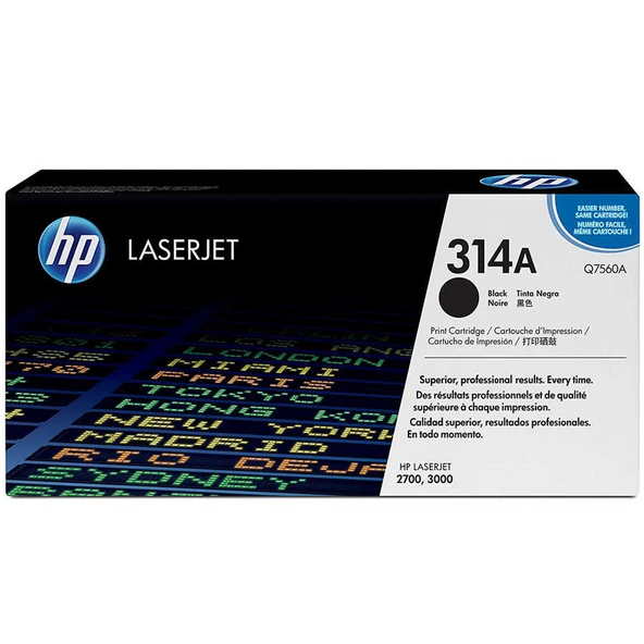 Hp 314A-Q7560A Siyah Orijinal Toner - Resim 2