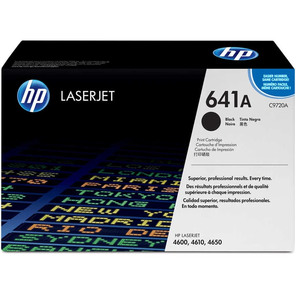 Hp 641A-C9720A Siyah Orijinal Toner - Resim 2