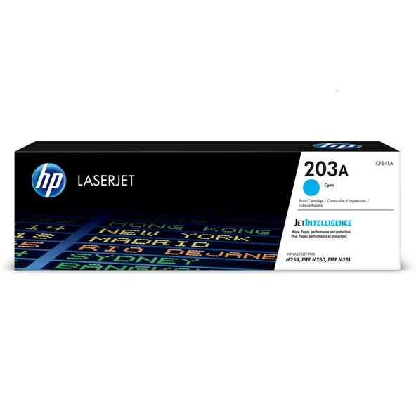 Hp 203A-CF541A Mavi Orijinal Toner ürün görseli