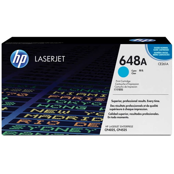 Hp 648A-CE261A Mavi Orijinal Toner ürün görseli 1