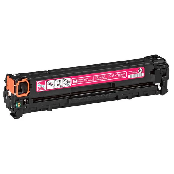 Hp 125A-CB543A Kırmızı Orijinal Toner - Resim 2