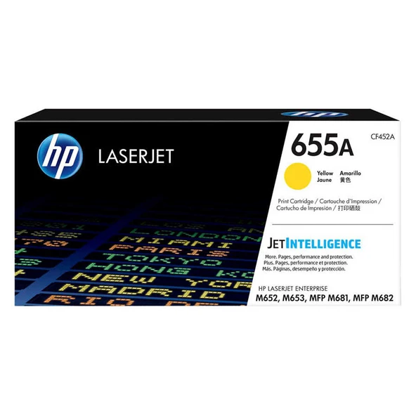 Hp 655A-CF452A Sarı Orijinal Toner ürün görseli