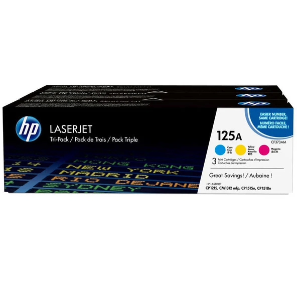 Hp 125A-CF373AM Orijinal Renkli Toner Paketi - Resim 2
