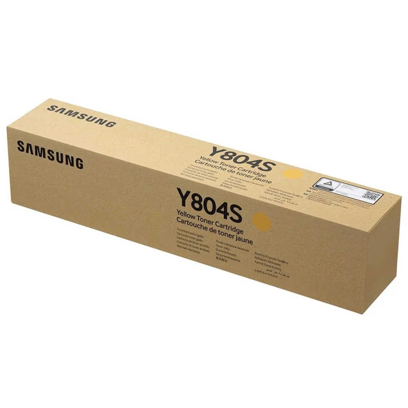 Samsung CLT-Y804S-Hp SS724A Sarı Orijinal Toner - Resim 2