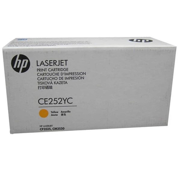 Hp 504A-CE252YC Sarı Yüksek Kapasiteli Orijinal Toner - Resim 2