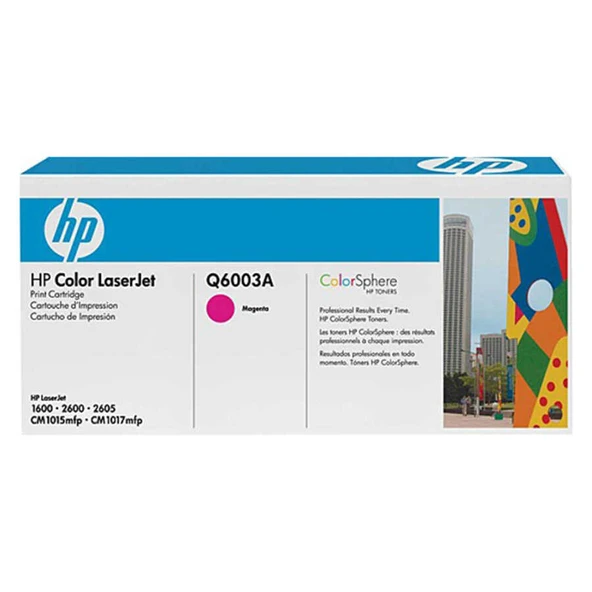 Hp 124A-Q6003A Kırmızı Orijinal Toner-Mavi Kutu ürün görseli