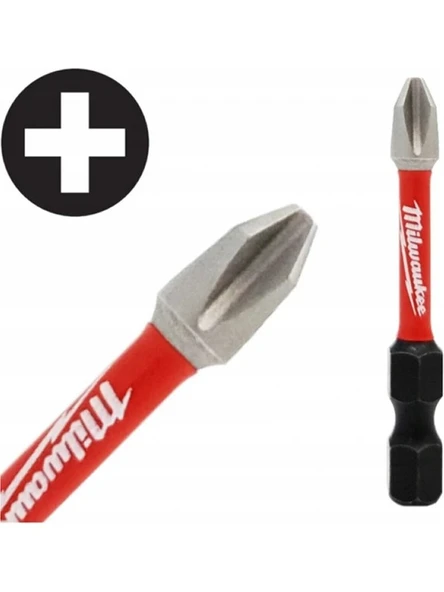 Mılwaukee Bits Uç PH2*50 mm Shockwave Matkap Ucu Tornavida Ucu Vidalama Ucu 4932430855 - 1 Adet ürün görseli