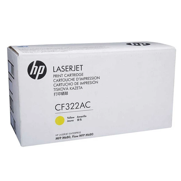Hp 653A-CF322AC Sarı Orijinal Toner - Resim 2