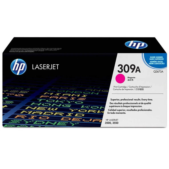 Hp 309A-Q2673A Kırmızı Orijinal Toner - Resim 2