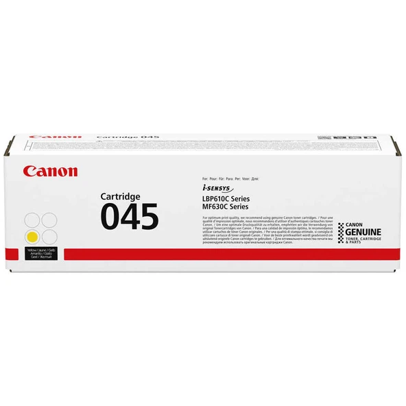 Canon CRG-045-1239C002 Sarı Orijinal Toner ürün görseli