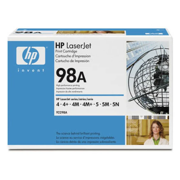 Hp 98A-92298A Siyah Orijinal Toner-Mavi Kutu ürün görseli