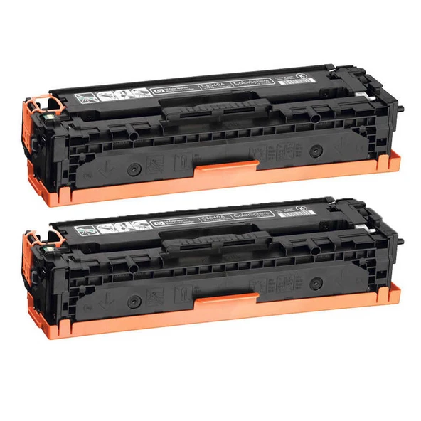 Hp 125A-CB540AD Siyah Orijinal Toner İkili Paket - Resim 2