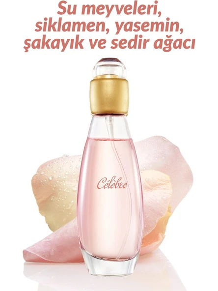 Avon Celebre Kadın EDT Parfüm ve Vücut Spreyi Seti - Resim 3