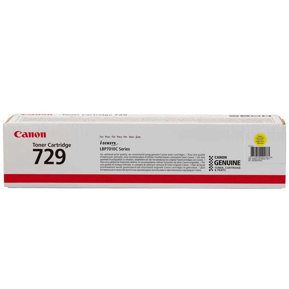 Canon CRG-729-4367B002 Sarı Orijinal Toner ürün görseli