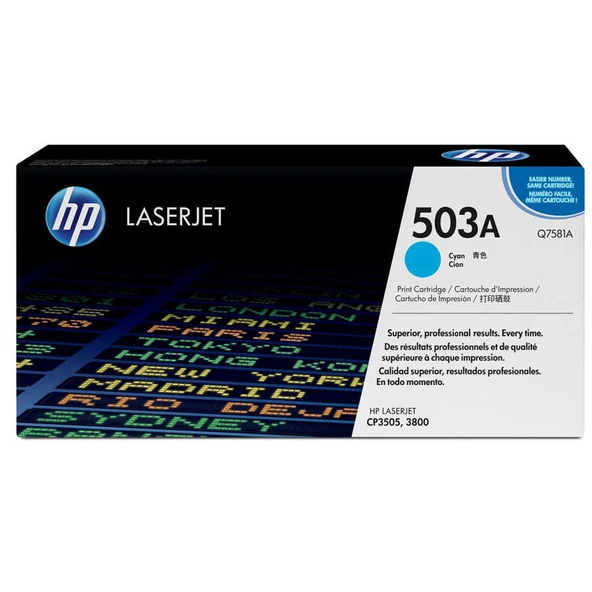 Hp 503A-Q7581A Mavi Orijinal Toner ürün görseli 1