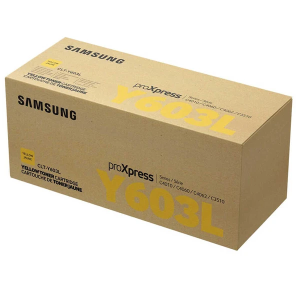 Samsung CLT-Y603L-Hp SU557A Sarı Orijinal Toner - Resim 2