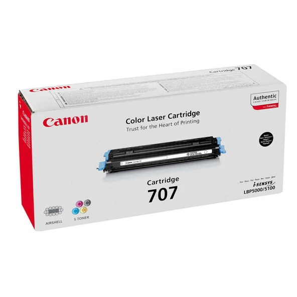 Canon CRG-707-9424A004 Siyah Orijinal Toner ürün görseli