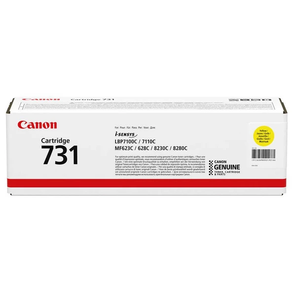 Canon CRG-731-6269B002 Sarı Orijinal Toner ürün görseli