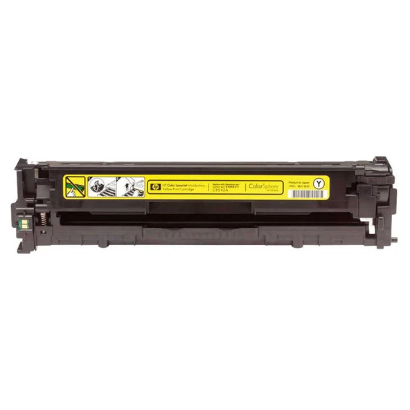 Hp 125A-CB542A Sarı Orijinal Toner - Resim 2