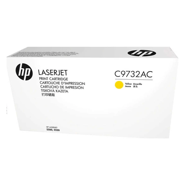 Hp 645A-C9732AC Sarı Orijinal Toner ürün görseli