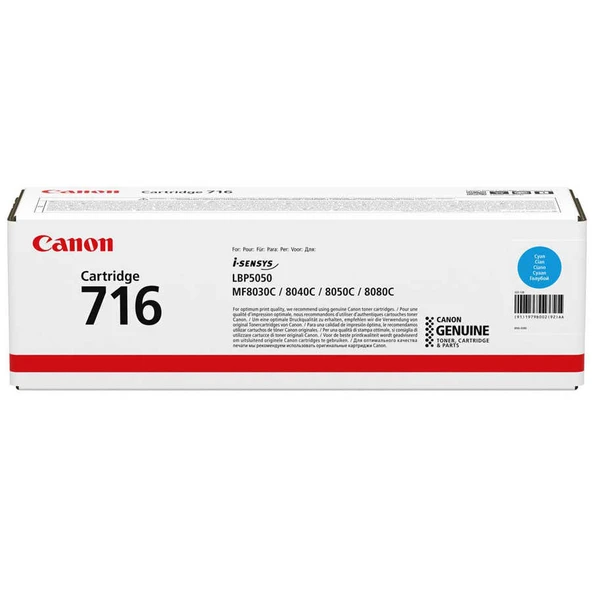 Canon CRG-716-1979B002 Mavi Orijinal Toner ürün görseli