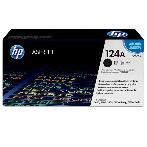 Hp 124A-Q6000A Siyah Orijinal Toner ürün görseli