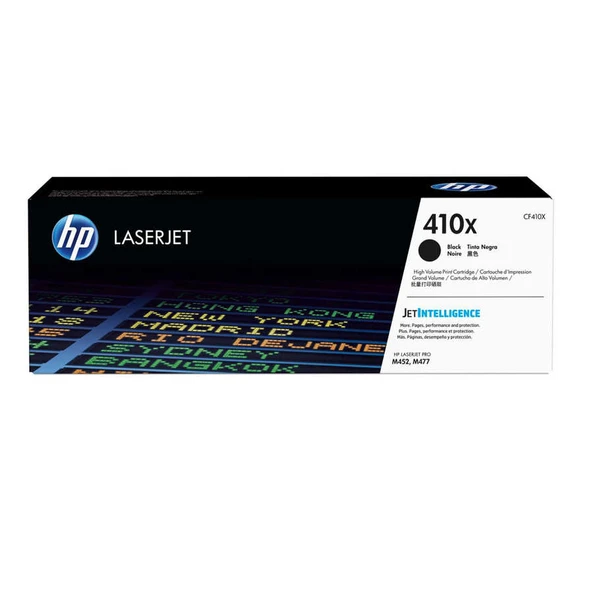 Hp 410X-CF410X Siyah Yüksek Kapasiteli Orijinal Toner ürün görseli 1