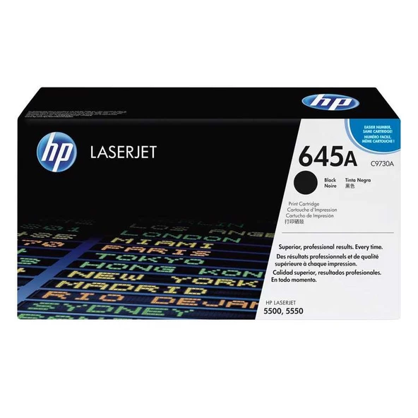 Hp 645A-C9730A Siyah Orijinal Toner ürün görseli 1
