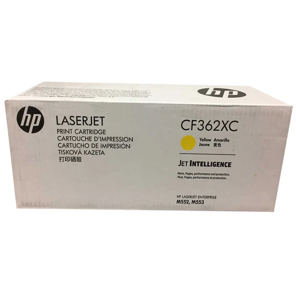 Hp 508X-CF362XC Sarı Yüksek Kapasiteli Orijinal Toner ürün görseli
