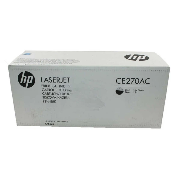 Hp 650A-CE270AC Siyah Orijinal Toner - Resim 2