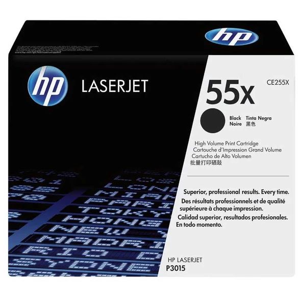 Hp 55X-CE255X Yüksek Kapasiteli Orijinal Toner ürün görseli