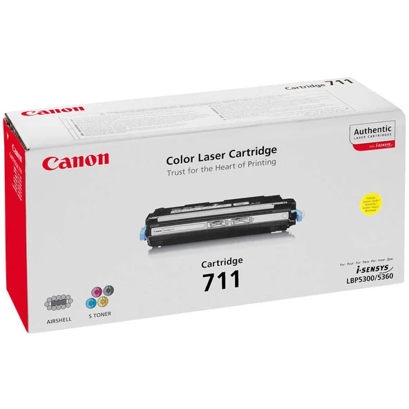 Canon CRG-711-1657B002 Sarı Orijinal Toner ürün görseli