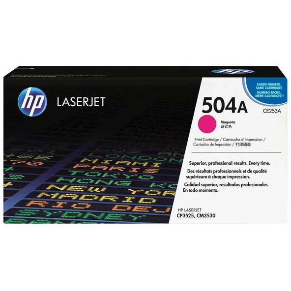 Hp 504A-CE253A Kırmızı Orijinal Toner ürün görseli