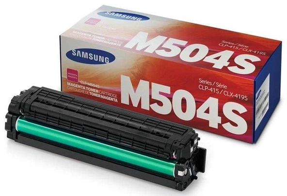 Samsung CLT-M504S-Hp SU296A Kırmızı Orijinal Toner - Resim 3