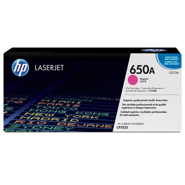 Hp 650A-CE273A Kırmızı Orijinal Toner - Resim 2