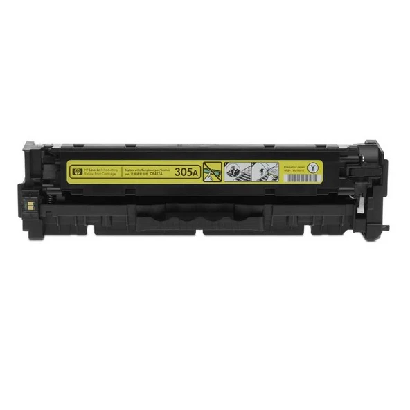 Hp 305A-CE412A Sarı Orijinal Toner - Resim 2