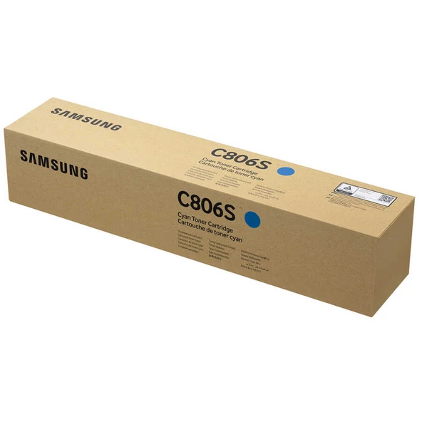Samsung CLT-C806S-Hp SS555A Mavi Orijinal Toner - Resim 2
