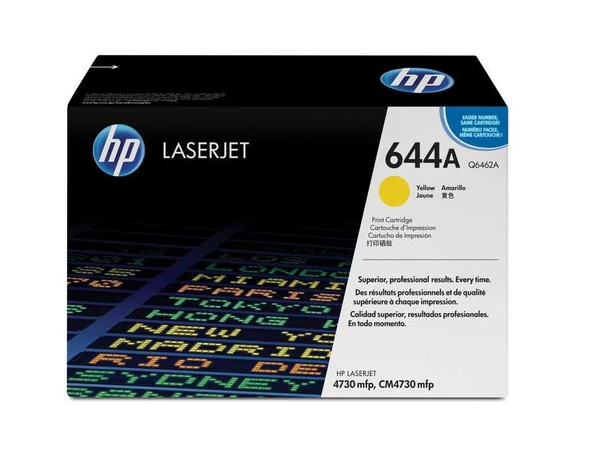 Hp 644A-Q6462A Sarı Orijinal Toner - Resim 2