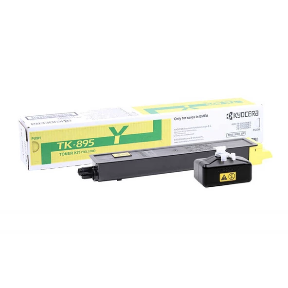 Kyocera TK-895-1T02K0ANL0 Sarı Orijinal Toner - Resim 2
