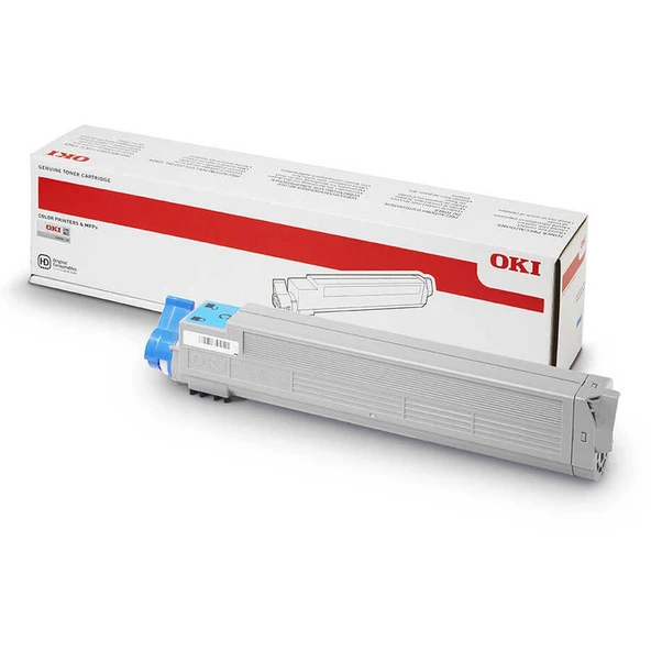 Oki C9600-42918963 Mavi Orijinal Toner - Resim 2