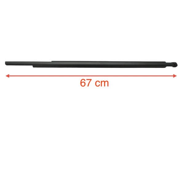 Toyota Çıta Cam Sıyırıcı Fitil Hılux Revo 15-21 Arka Sağ (Siyah) - 1