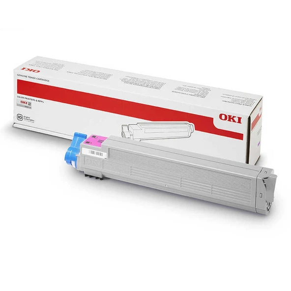 Oki C9655-43837134 Kırmızı Orijinal Toner ürün görseli